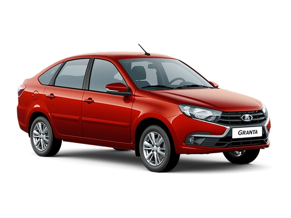 Lada Новая Granta лифтбек Красный "Сердолик"