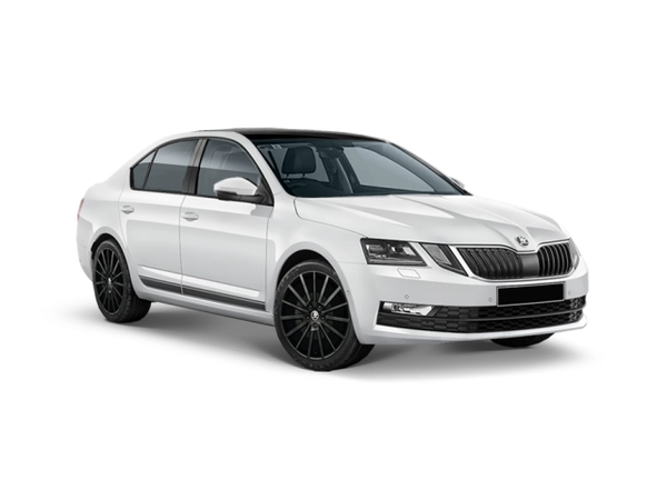 Skoda Octavia Белый Pure с черной крышей